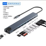 Çoklu Bağlantı Özellikli Type-C 10'lu Hub