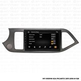 Araç Multimedya Kia Picanto Android 12 Carplay 4Gb Ram + 64Gb Hdd 2011-2016 Navigasyon Ekran MYW