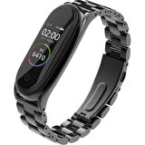 Mi7a Xiaomi Mi Band 4 Mi Band 3 Uyumlu Metal Kordon Kayış