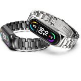 Mi7a Xiaomi Mi Band 4 Mi Band 3 Uyumlu Metal Kordon Kayış