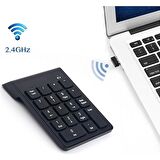 Mi7a Kablosuz Numeric Numerik Keypad 18 Tuşlu Sayısal Klavye Numpad