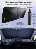 Mercedes GLK 2008-2009-2010-2011-2012-2013-2014-2015 Bükülebilir Saplı Şemsiye Tip Ön Cam Güneşliği