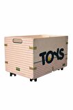 Wodiza Pinky Toybox Ahşap Oyuncak Kutusu