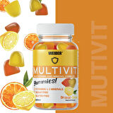 Weider Multivit Gummies multivitamin 80 gummy