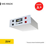 48V 100Ah - 5kW LiFePO4 Rack Series Bluetooth'lu Lityum Demir Fosfat Akü 