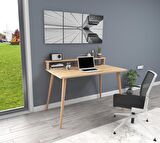 Woodface Kelly Çalışma Masası Ahşap 75 x 110 cm Açık Ceviz 