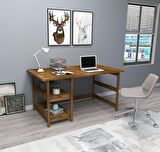 Woodface City Çalışma Masası Ahşap 75 x 116 cm Ceviz 
