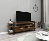 WOODFACE LUCCA DOĞAL AHŞAP TV SEHPASI TV ÜNİTESİ CEVİZ RENK