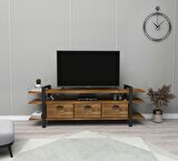 WOODFACE LUCCA DOĞAL AHŞAP TV SEHPASI TV ÜNİTESİ CEVİZ RENK