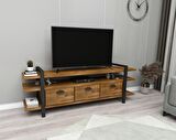 WOODFACE LUCCA DOĞAL AHŞAP TV SEHPASI TV ÜNİTESİ CEVİZ RENK
