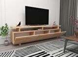 WOODFACE VERONA DOĞAL AHŞAP TV SEHPASI TV ÜNİTESİ