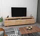 WOODFACE VERONA DOĞAL AHŞAP TV SEHPASI TV ÜNİTESİ