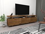 WOODFACE VERONA DOĞAL AHŞAP TV SEHPASI TV ÜNİTESİ CEVİZ RENK