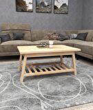 WOODFACE PİKA DOĞAL AHŞAP ORTA SEHPA