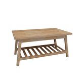 WOODFACE PİKA DOĞAL AHŞAP ORTA SEHPA