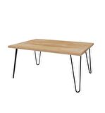 WOODFACE LİNDA DOĞAL AHŞAP ORTA SEHPA