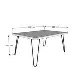 WOODFACE LİNDA DOĞAL AHŞAP ORTA SEHPA