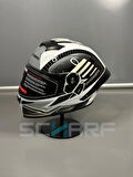 WOSEN Ws-202 Güneş Vizörlü Çene Açılır Kask D1 (Şeffaf Vizörlü)