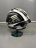 WOSEN Ws-202 Güneş Vizörlü Çene Açılır Kask D1 (Şeffaf Vizörlü)