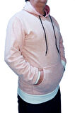 Pembe Kapşonlu Sweatshirt