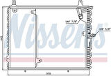 Wisco 1248301370 Klima Radyatörü Mt-At 590X440mm 1248301370