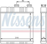 Wisco 1618142 Kalorifer Radyatörü Brazing 180X210mm 1618142
