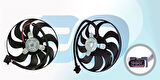 Wisco 1J0959455M Fan Motoru Davlumbazsız 290mm-3 Fiş-9 Kanat 1J0959455M