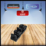 Wisco 1J4959857C Cam Açma Düğmesi 9Pın 4Lu 1J4959857C