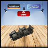 Wisco 1J4959857D Cam Açma Anahtarı 9Pın Dörtlü 1J4959857D