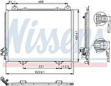 Wisco 2108300570 Klima Radyatörü Mt-At 622X480mm 2108300570