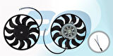 Wisco 4F0959455A Fan Motoru Davlumbazsız 280mm-2 Fiş-11 Kanat 4F0959455A