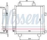Wisco 6455.EE Klima Radyatörü Mt 386X348mm 6455.EE