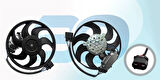 Wisco 7L0959455C Fan Motoru Davlumbazsız Sol 300mm-4 Fiş-7 Kanat 7L0959455C
