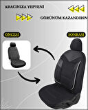 Skoda Fabia Araçlara Uyumlu Tam Takım Comfort Model Oto Koltuk Kılıfı Seti