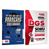 Yediiklim 2025 DGS Sözel Yetenek ve AKM Paragraf Soru Bankası Seti 2 Kitap