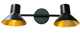 WIND LIGHTING BETA 2Lİ SPOT, SİYAH/GOLD 2xE14 