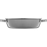 WMF 3201111935 FUSİONTEC MİNERAL CAM KAPAKLI PİLAV TENCERESİ GRİ 24 CM