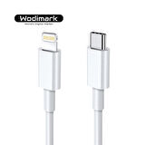 Wodimark iPhone Hızlı Şarj Kablosu – USB-C to Lightning Kablo | iPhone & iPad Uyumlu Hızlı Şarj ve Veri Aktarım Kablosu