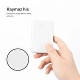 5000mAh Powerbank – Çift USB Çıkışlı, Type-C & Micro-USB Girişli, Taşınabilir Mini Güç Kaynağı