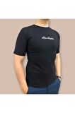 Erkek  Slim Fit Los Angeles Baskılı Pamuklu T-Shirt