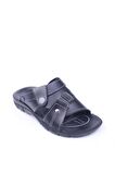 Ziley 00749 Dört Noktalı Siyah Erkek Çocuk Terlik & Sandalet