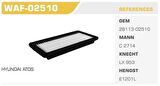 Winkel WAF-02510 Hava Filtresi Atos 99-05 1.0 54Hp Kolı: 20 Ad 