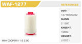 Winkel WAF-1277 Hava Filtresi Mercedes C Serisi Sprinter 316-516 02-07 08-Kolı: 36 Ad FN4814