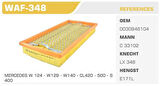 Winkel WAF-348 Hava Filtresi Mercedes S-Serisi W140 S 400 279Hp Kolı: 20 Ad FN4832