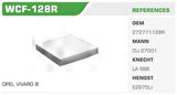 Winkel WCF-128R Polen Filtresi Scenic III Trafic YM Kolı: 36 Ad 