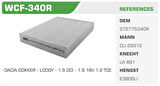 Winkel WCF-340R Polen Filtresi Sandero Dokker Lodgy Kolı: 36 Ad FN7010