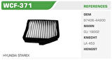 Winkel WCF-371 Polen Filtresi Stare x 98-08 Kolı: 40 Ad FN7412