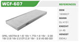 Winkel WCF-607 Polen Filtresi Vectra B Kolı: 36 Ad FN7107