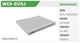 Winkel WCF-8V5J Polen Filtresi Fiesta VI 08-B-Max 12-Kolı: 68 Ad FN7304