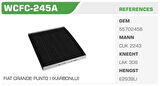 Winkel WCFC-245A Polen Filtresi Corsa D Karbonlu Kolı: 68 Ad 